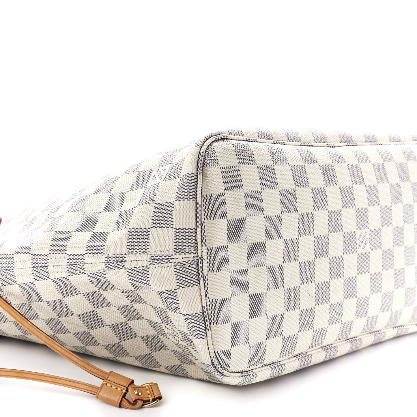 Damier Azur Neo Neverfull MM Rose Ballerine