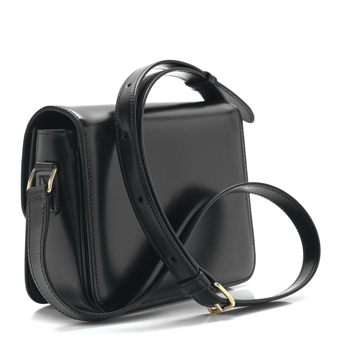Shiny Calfskin Teen Triomphe Black