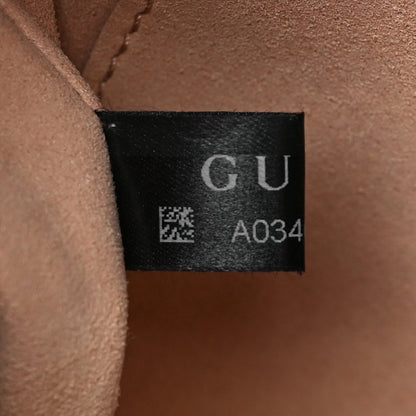 Gucci Glazed Calfskin Matelasse Diagonal Small GG Marmont Chain Shoulder Bag Cuir 8 of 11