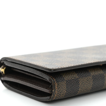 Louis Vuitton Damier Ebene Porte-Monnaie Billets Tresor Wallet 7 of 9