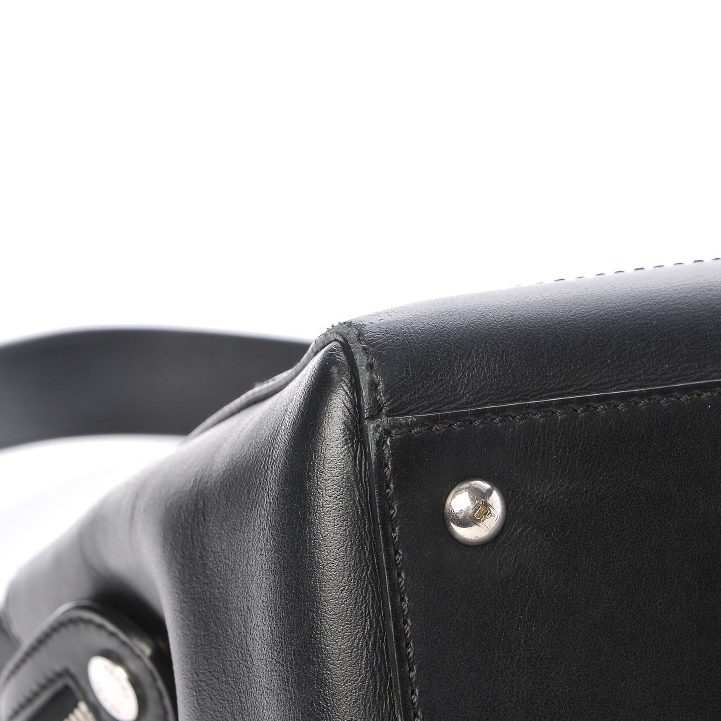 Vitello Baltico Dolce DotCom Satchel Black Blue Royal