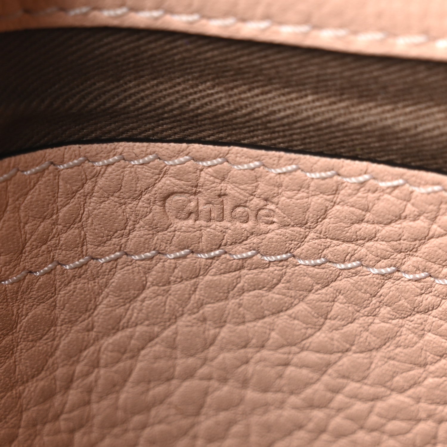 Chloe Grained Calfskin Small Marcie Saddle Bag Anemone Pink 6 of 10