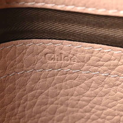 Chloe Grained Calfskin Small Marcie Saddle Bag Anemone Pink 6 of 10