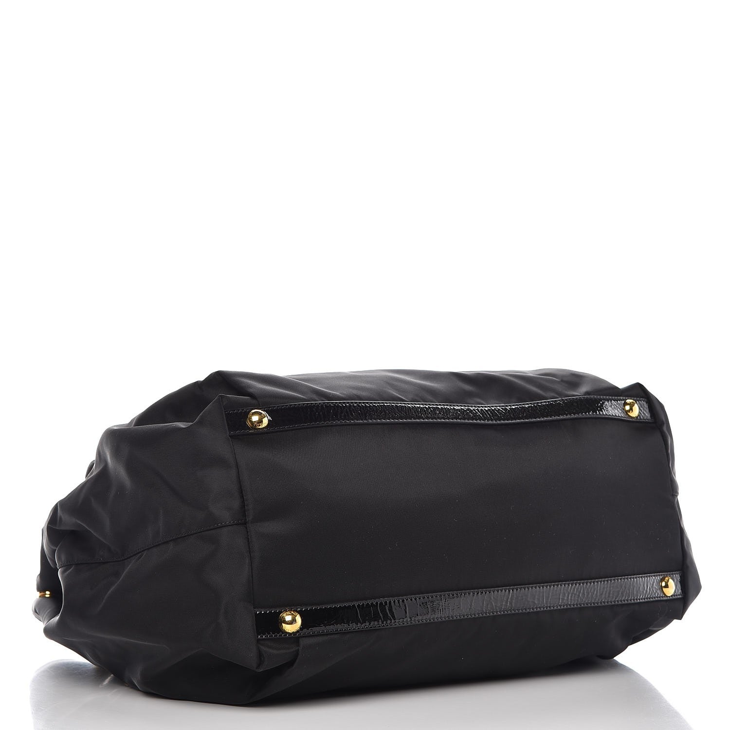 Prada Tessuto Nylon Chain Shoulder Bag Black 4 of 7