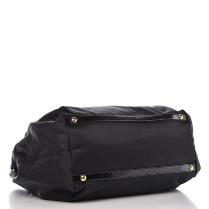 Prada Tessuto Nylon Chain Shoulder Bag Black 4 of 7