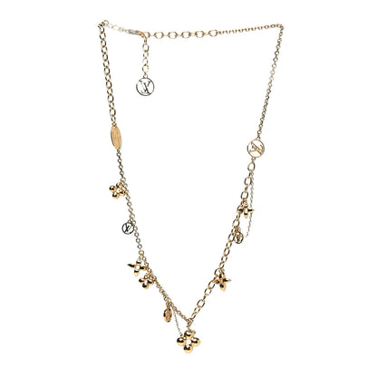 Louis Vuitton Metal Blooming Supple Necklace Gold 3 of 6