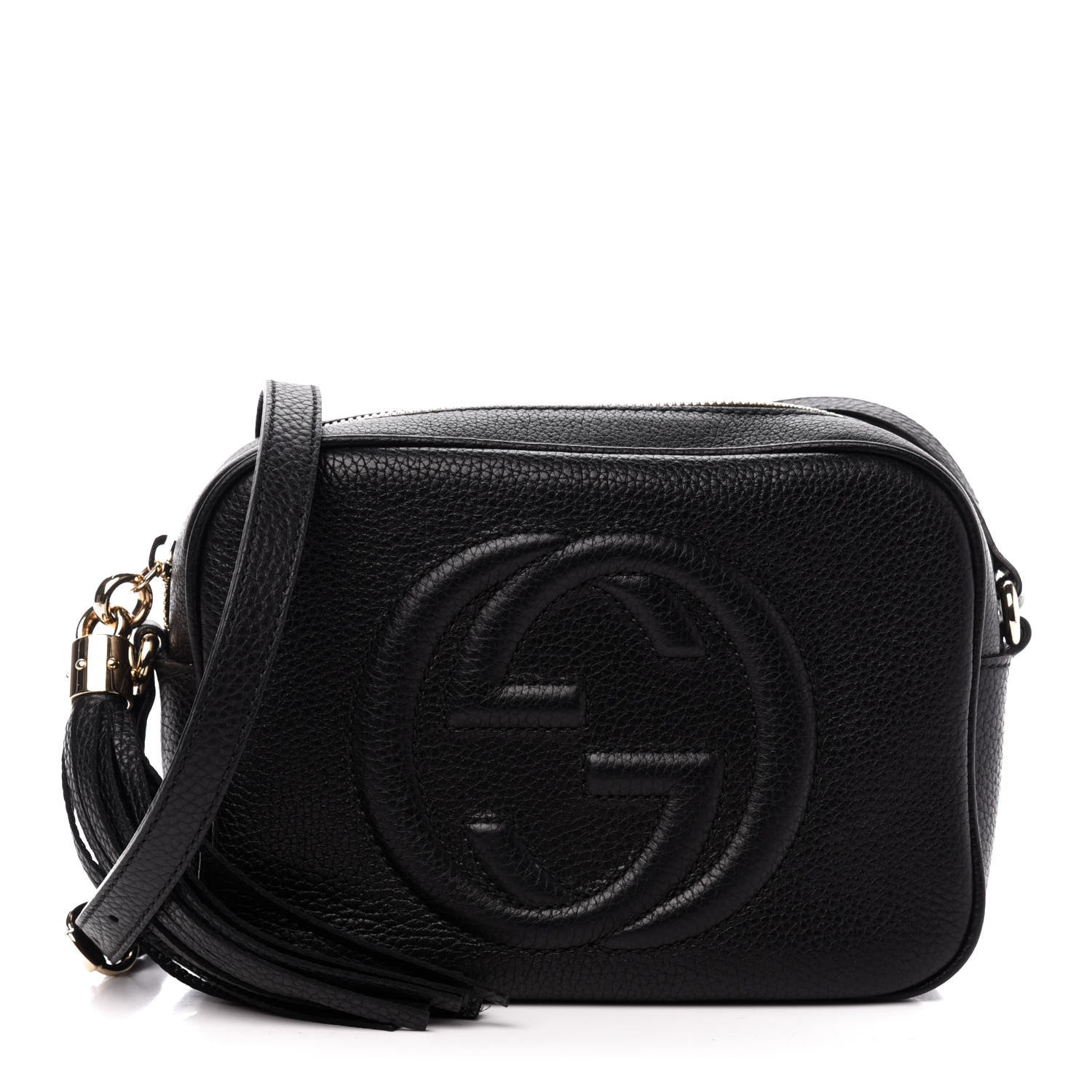 Gucci Pebbled Calfskin Small Soho Disco Bag Black 1 of 11