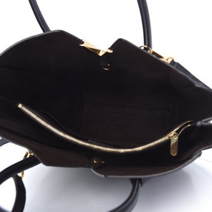 Louis Vuitton Calfskin Monogram Kimono Tote PM Black 5 of 9