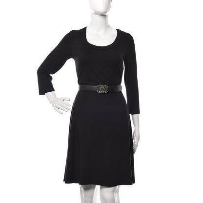 Chanel Lambskin CC Chain Belt 80 32 Black 2 of 8