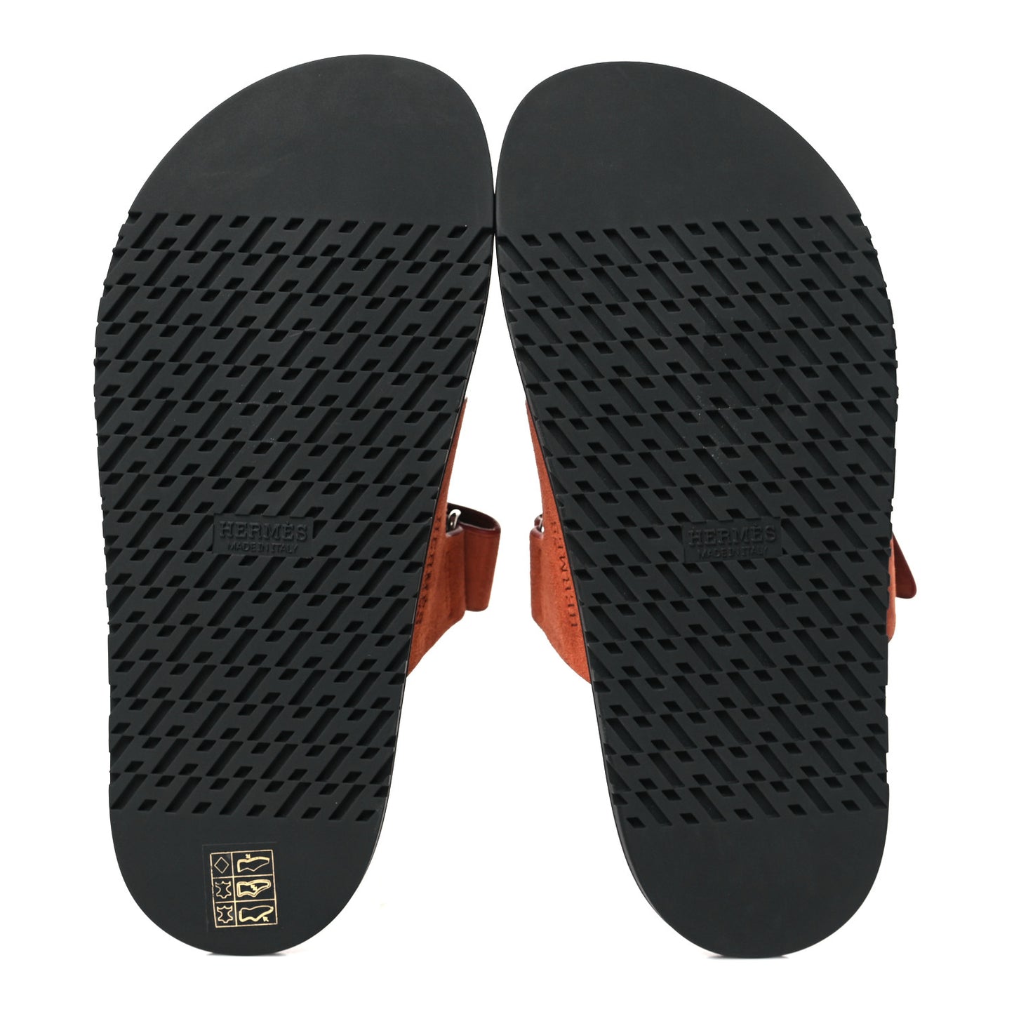 Suede Goatskin Womens Chypre Sandals 37.5 Orange Canyon