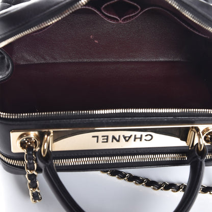 Chanel Lambskin Quilted Medium Trendy CC Bowling Bag Black 6 of 8