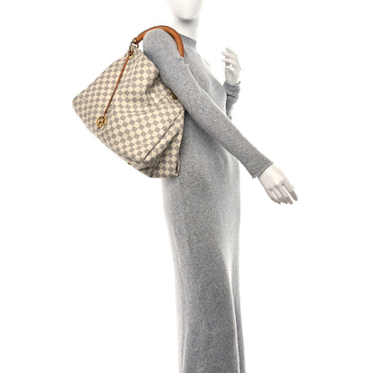 Louis Vuitton LOUIS VUITTON Damier Azur Artsy MM 2 of 15