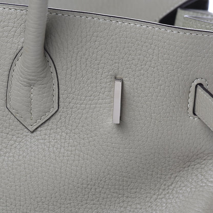 Hermes Taurillon Clemence Birkin 35 Sauge 19 of 28