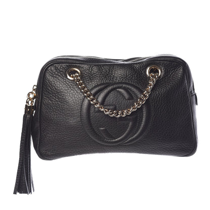 Gucci Pebbled Calfskin Small Soho Bowler Black 1 of 10