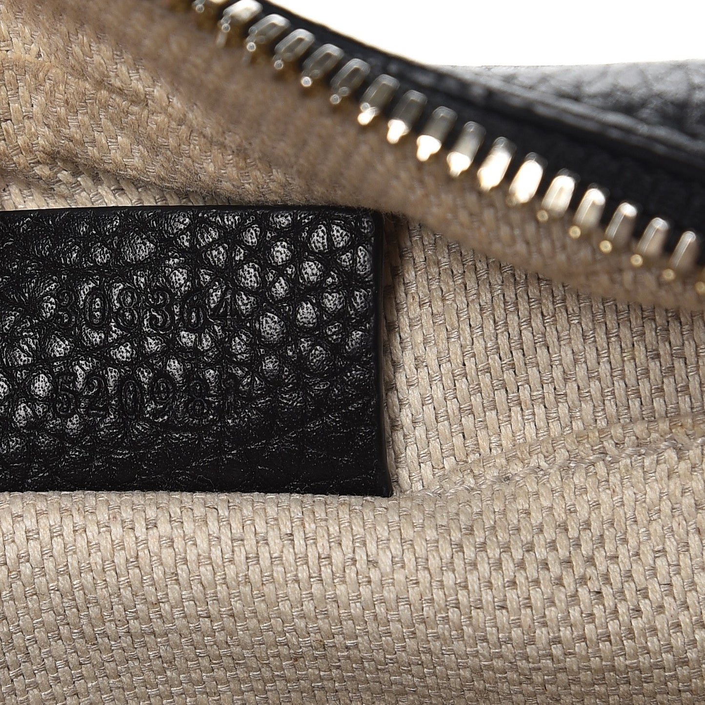 Pebbled Calfskin Small Soho Disco Bag Black