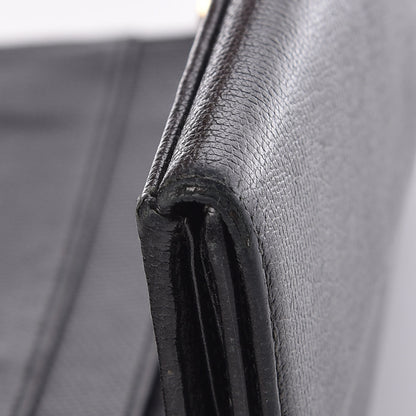 Chanel Grained Calfskin CC Button Wallet Black 18 of 18