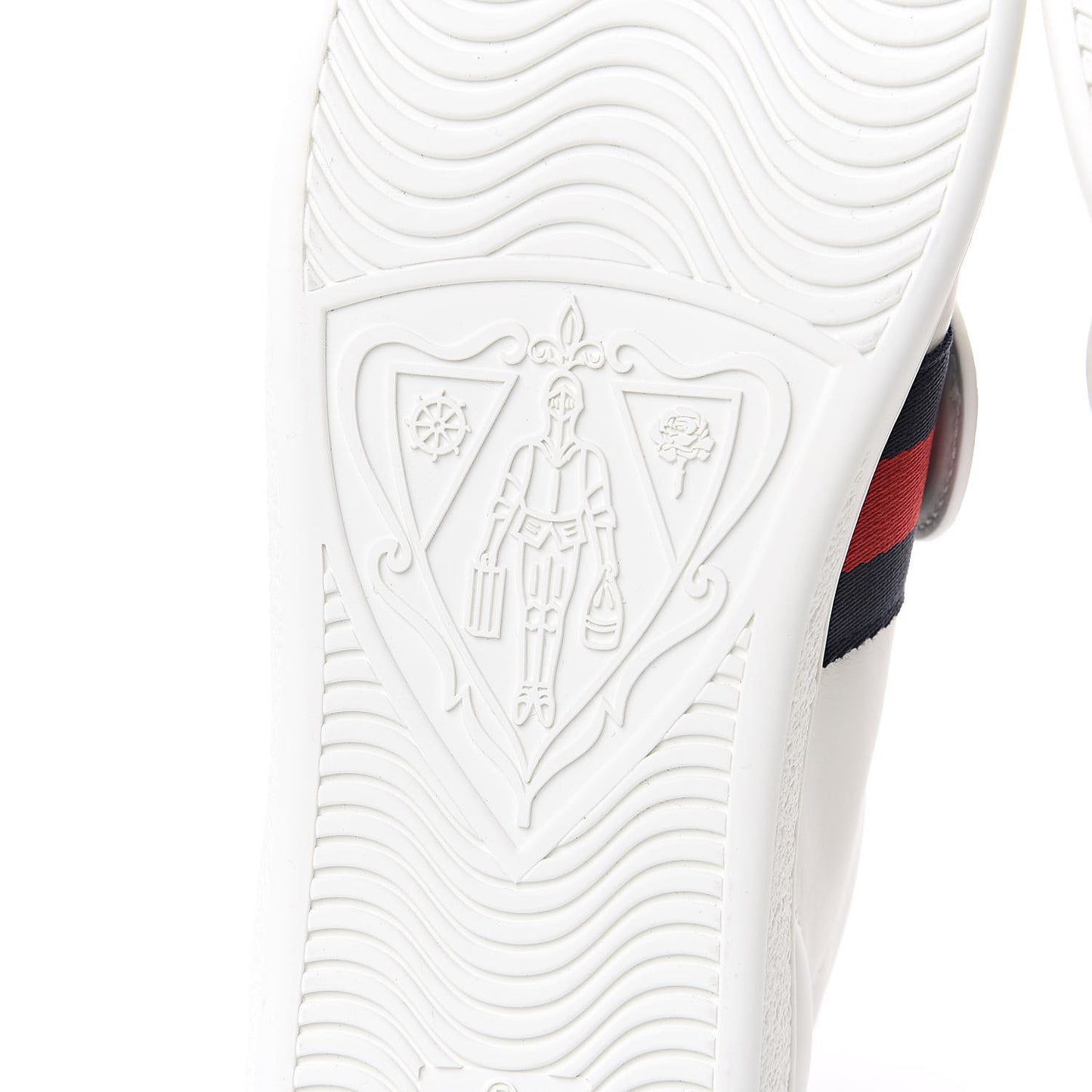 Calfskin Ayers Web Blind for Love Embroidered Womens Ace Sneakers 38.5 White