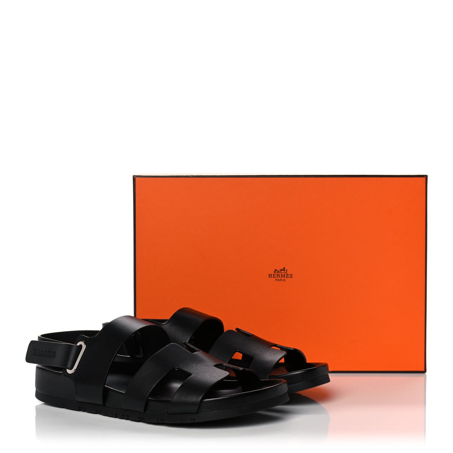 Calfskin Womens Takara Sandals 38.5 Black