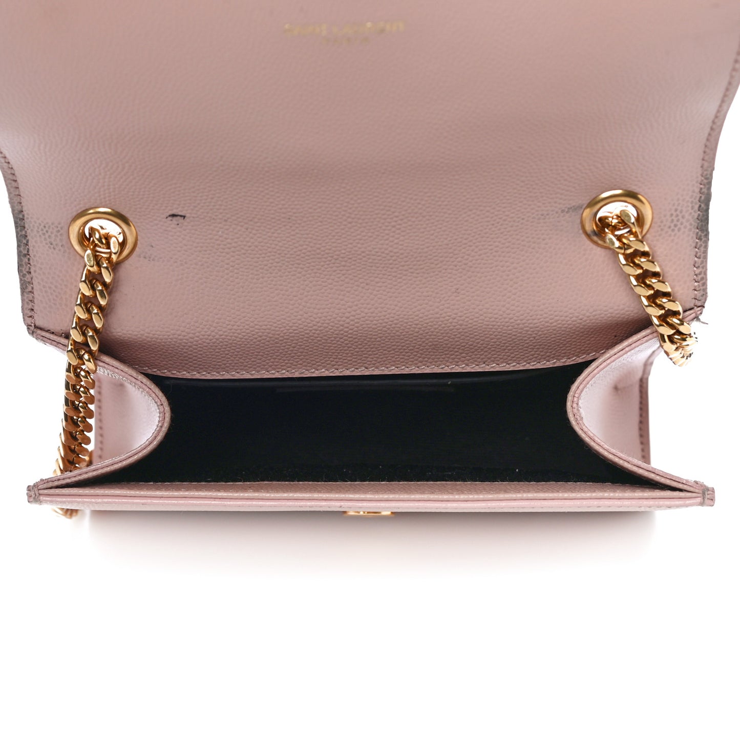 Grain De Poudre Small Monogram Kate Satchel Pale Blush