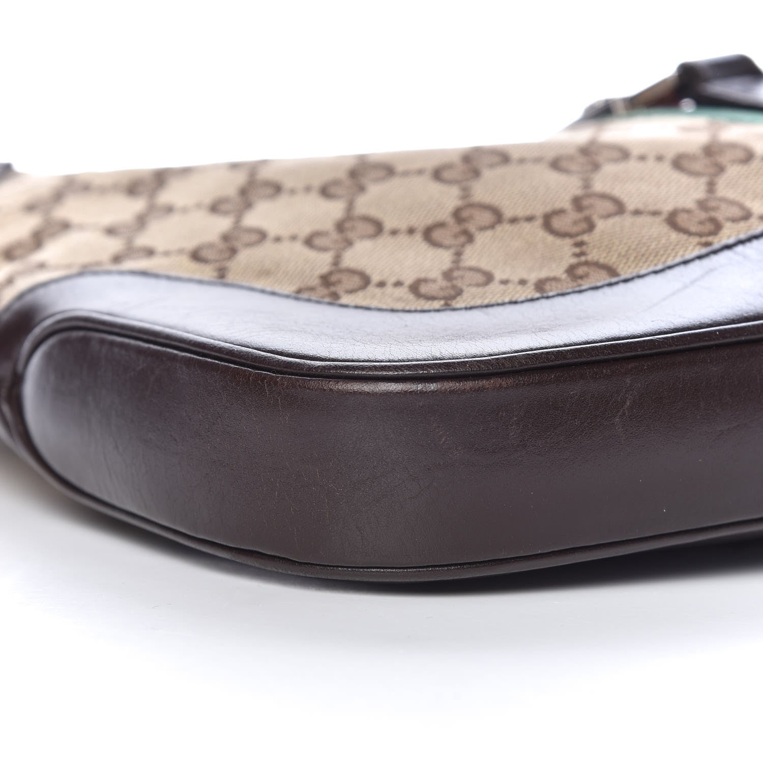 Gucci Monogram Web Jackie O Hobo Dark Brown 15 of 19