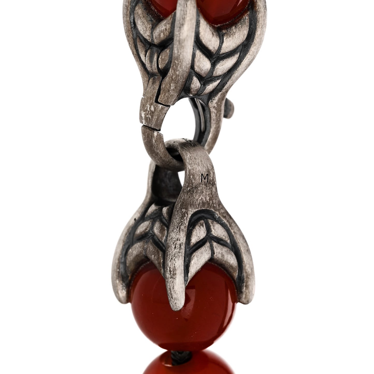 Sterling Silver Carnelian 8mm Spiritual Beads Bracelet