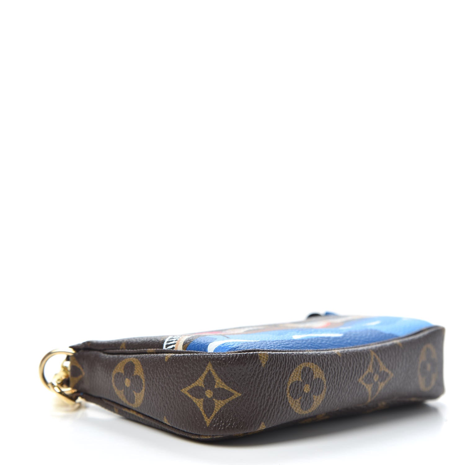 Louis Vuitton Monogram 2019 Christmas Animation Mini Venice Pochette Accessories Blue 4 of 11