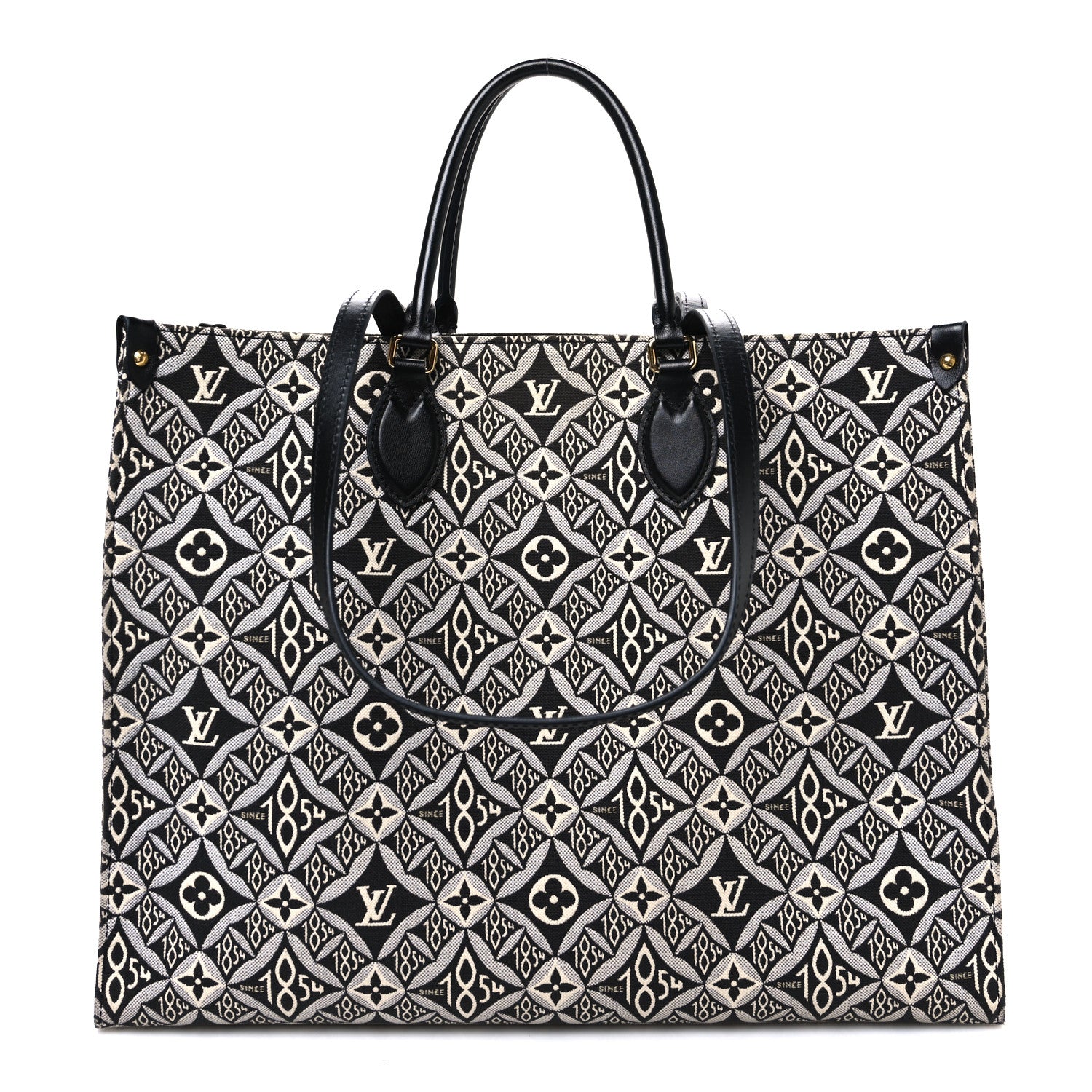 Louis Vuitton Jacquard Since 1854 Onthego GM Grey 1 of 9