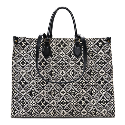 Louis Vuitton Jacquard Since 1854 Onthego GM Grey 1 of 9