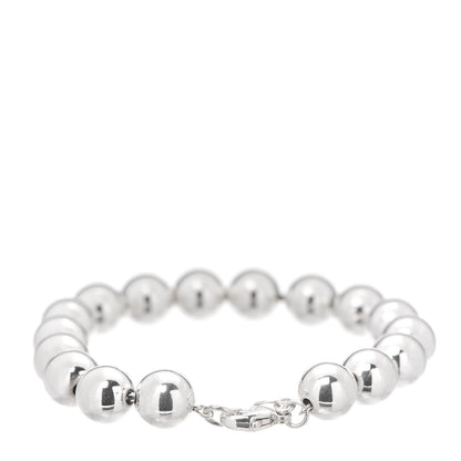 Tiffany Sterling Silver 10mm HardWear Ball Bracelet 3 of 7