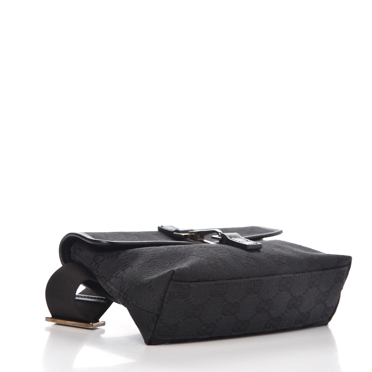 Gucci GG Monogram Web Flight Belt Bag Black 4 of 7