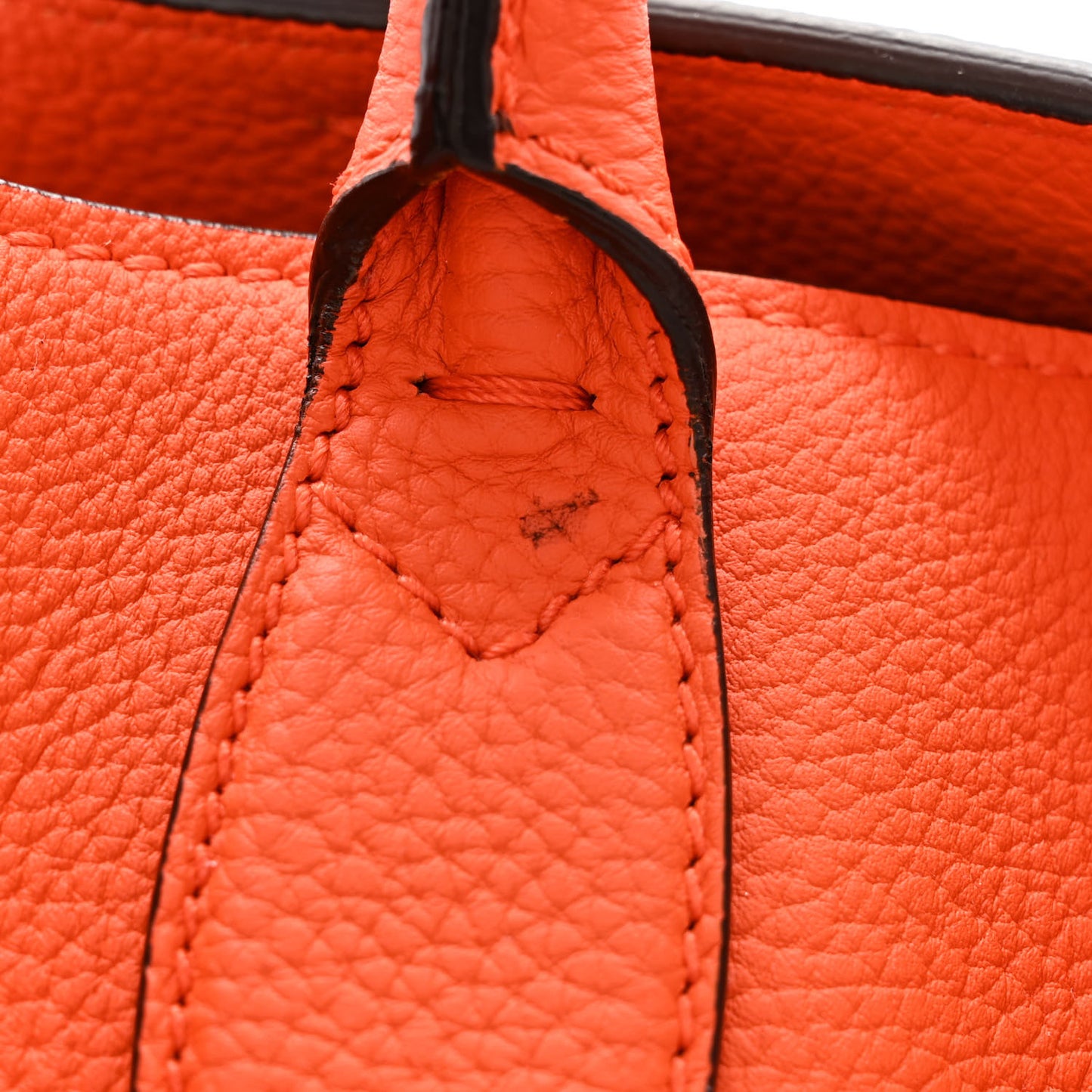 Soft Calfskin Medium Jackie Top Handle Bag Orange