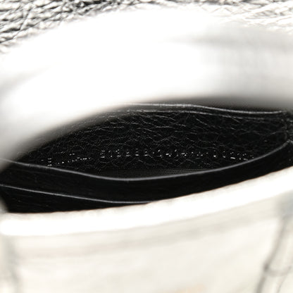 Balenciaga Metallic Calfskin XXS Bazar Shopper Tote Silver Hardware 7 of 12