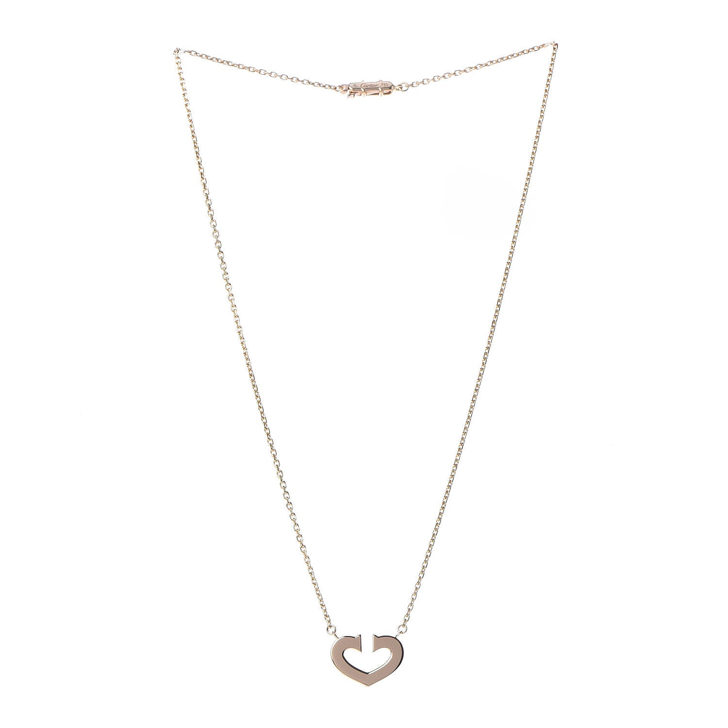 Cartier 18K Pink Gold Medium Hearts and Symbols Necklace 3 of 6