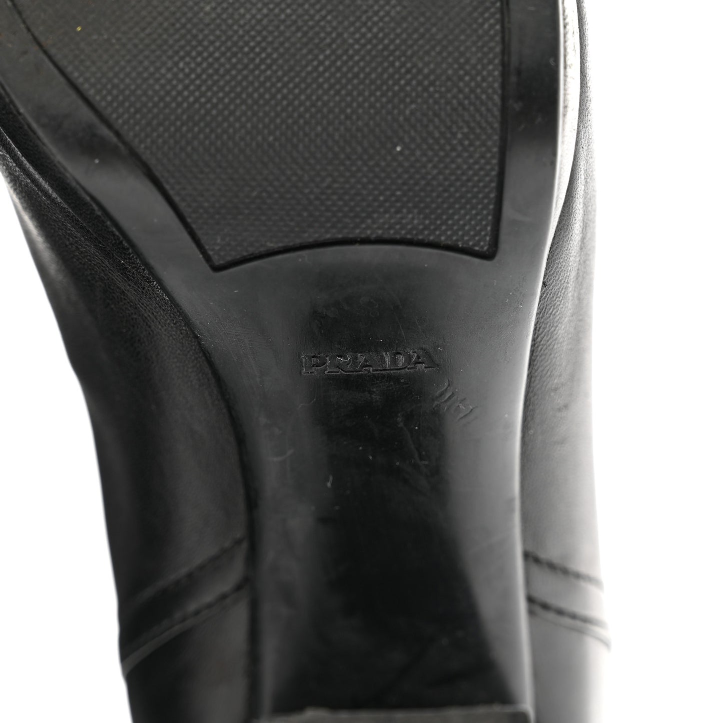 Calfskin Knee Boots 39 Black