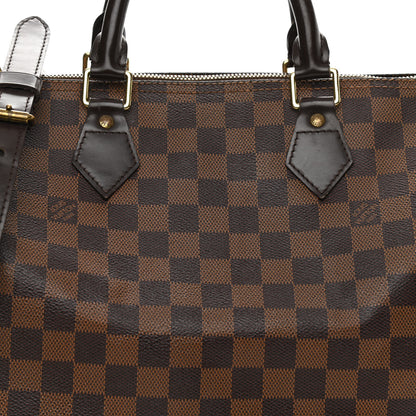 Louis Vuitton Damier Ebene Speedy Bandouliere 30 8 of 10
