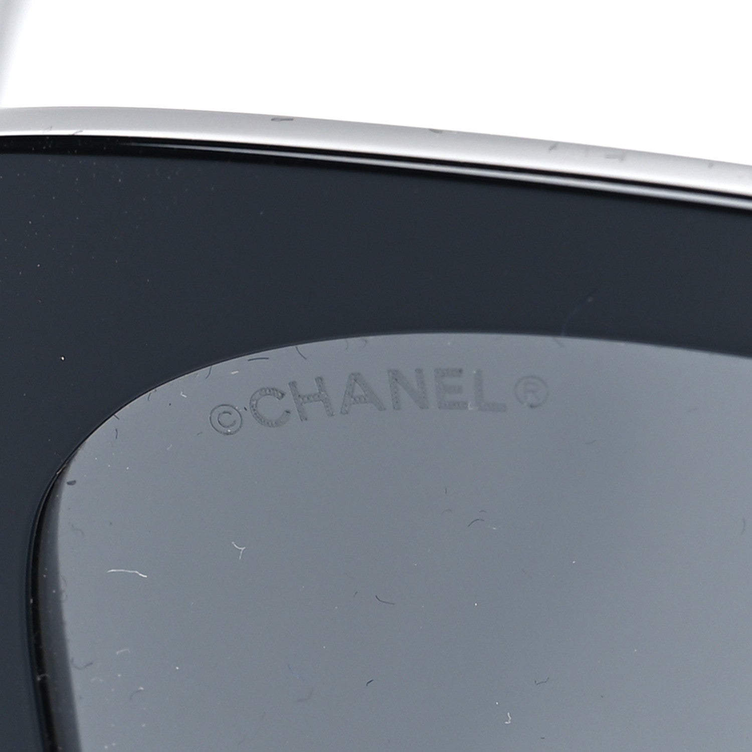 Chanel Acetate Strass Square Sunglasses 5422-B-A Black White 7 of 8