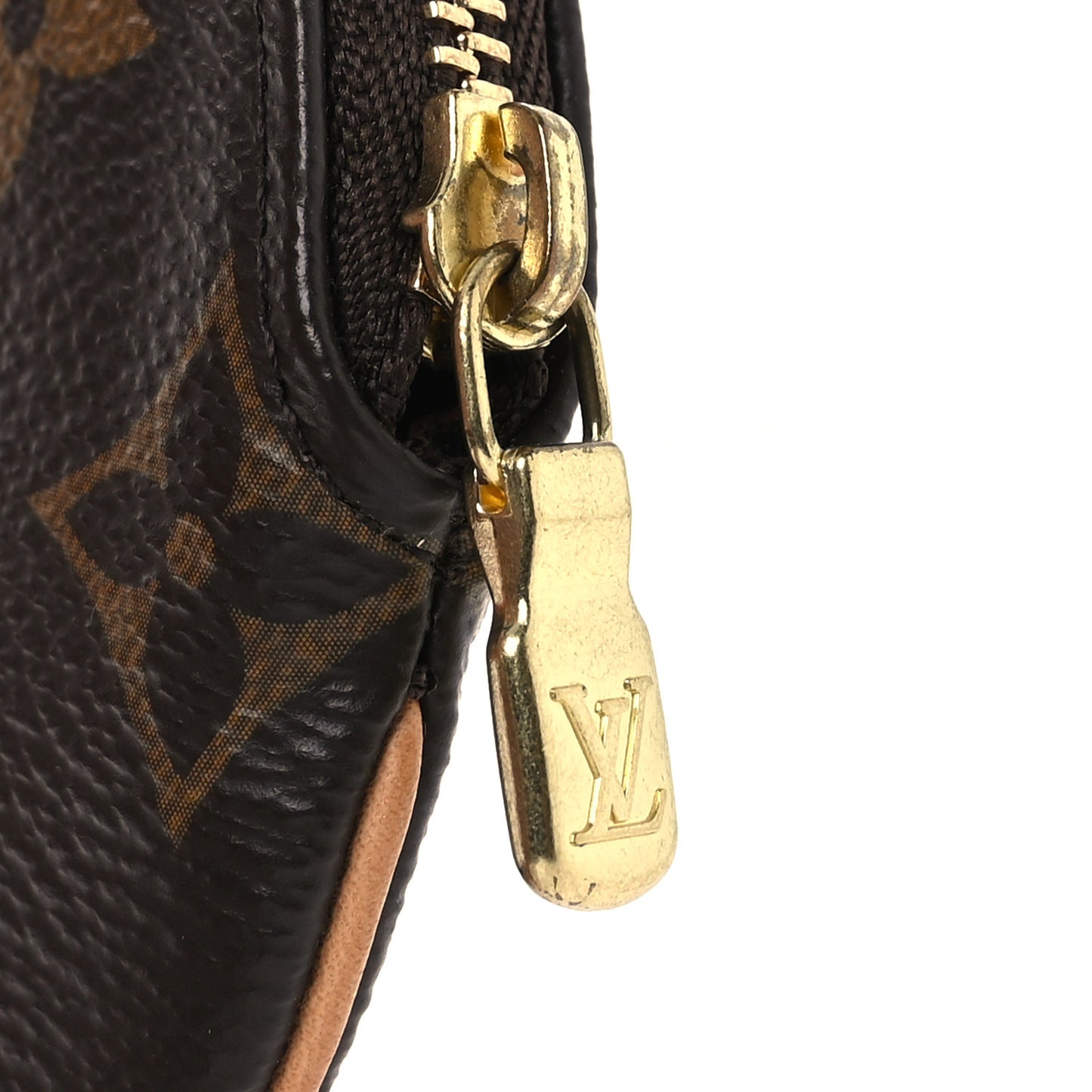 Monogram Round Coin Purse
