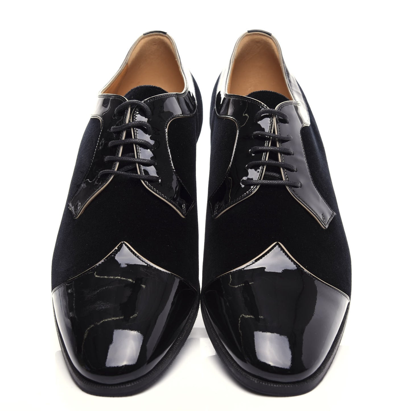 Velvet Patent Mens Reveille L'Amour Dress Shoes 11 Black