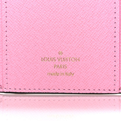 Louis Vuitton Monogram 2021 Christmas Animation Japanese Garden Victorine Wallet Wisteria Pink 6 of 7