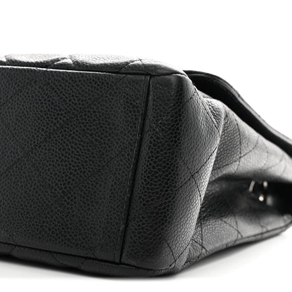 Chanel Caviar Maxi Single Flap Black 18 of 19