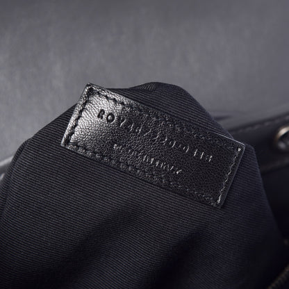 Saint Laurent Calfskin Y Quilted Monogram Small Loulou Backpack Asphalt 7 of 7