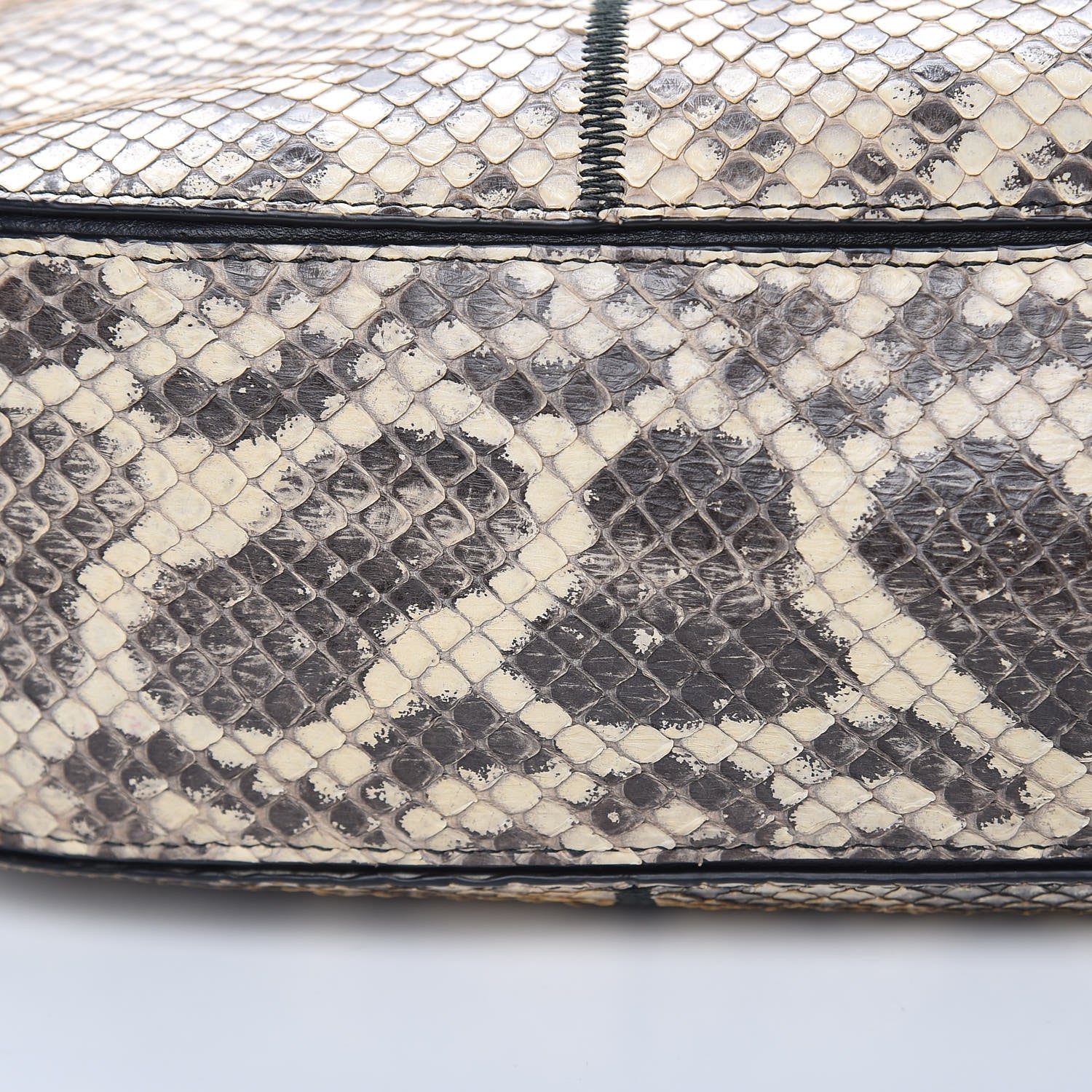 Bottega Veneta Anaconda Medium Loop Hobo White Black 9 of 12
