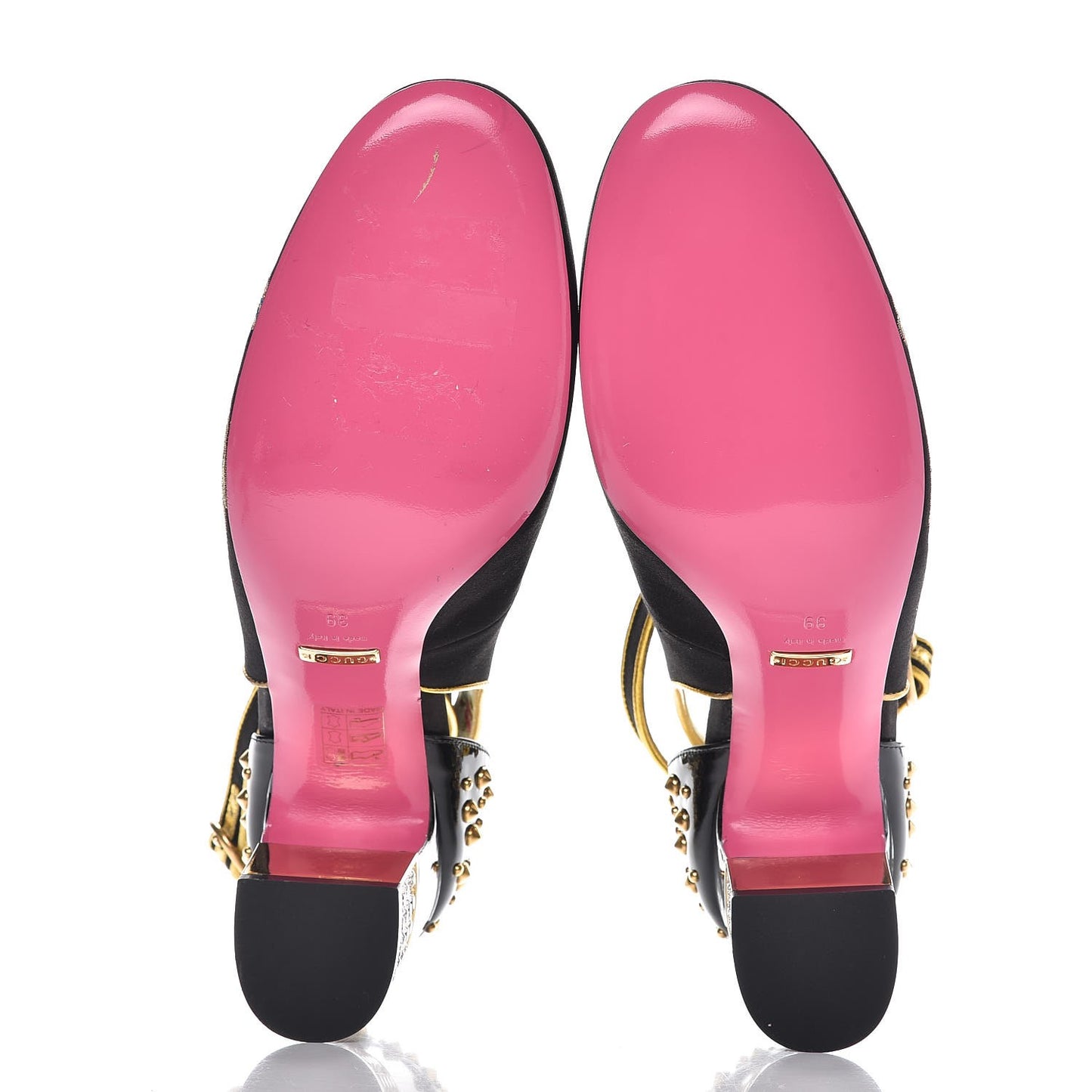 Satin Embroidered Dragon Caspar Pumps 38.5 Black