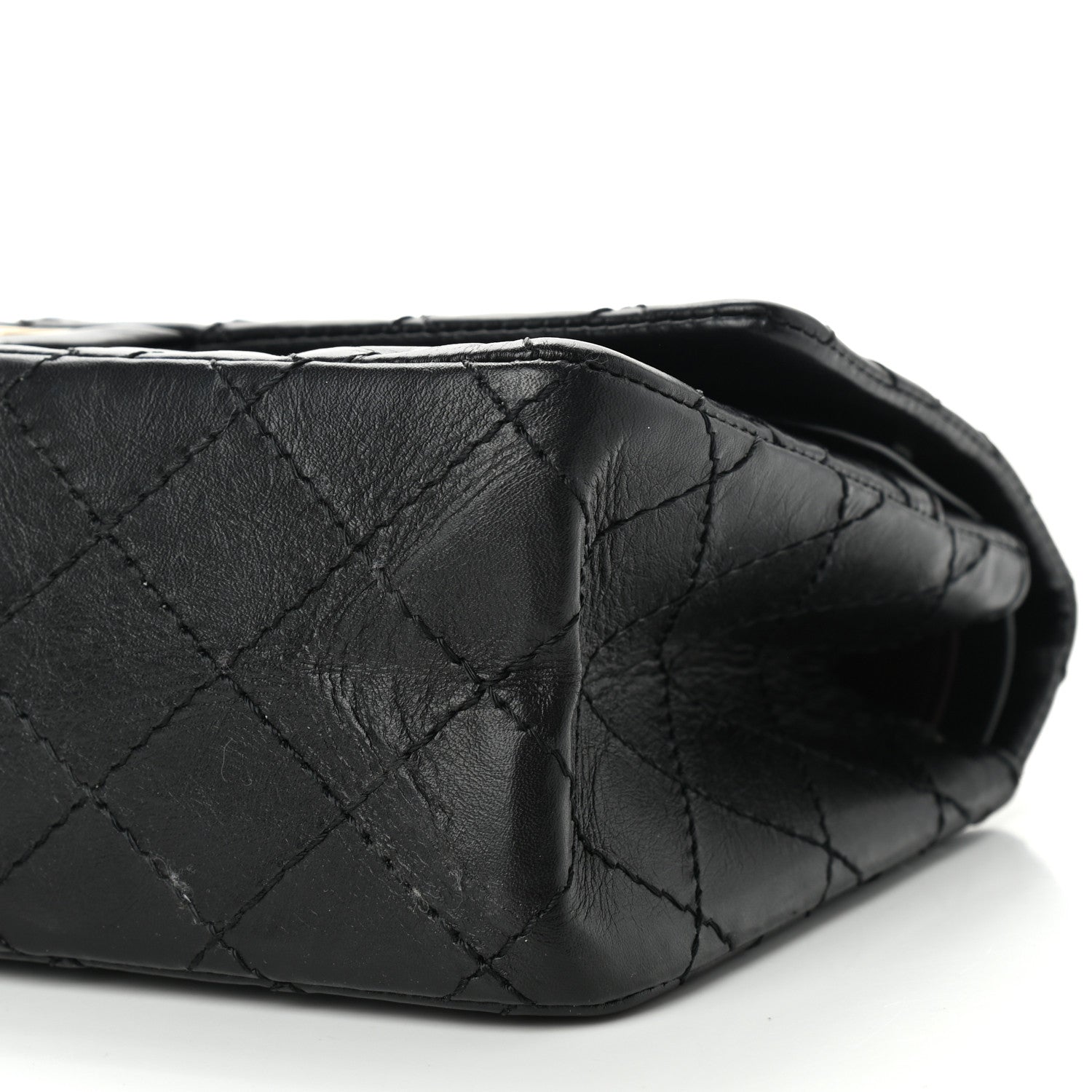 Chanel Aged Calfskin Quilted 2.55 Reissue 225 Flap Black 8 of 8
