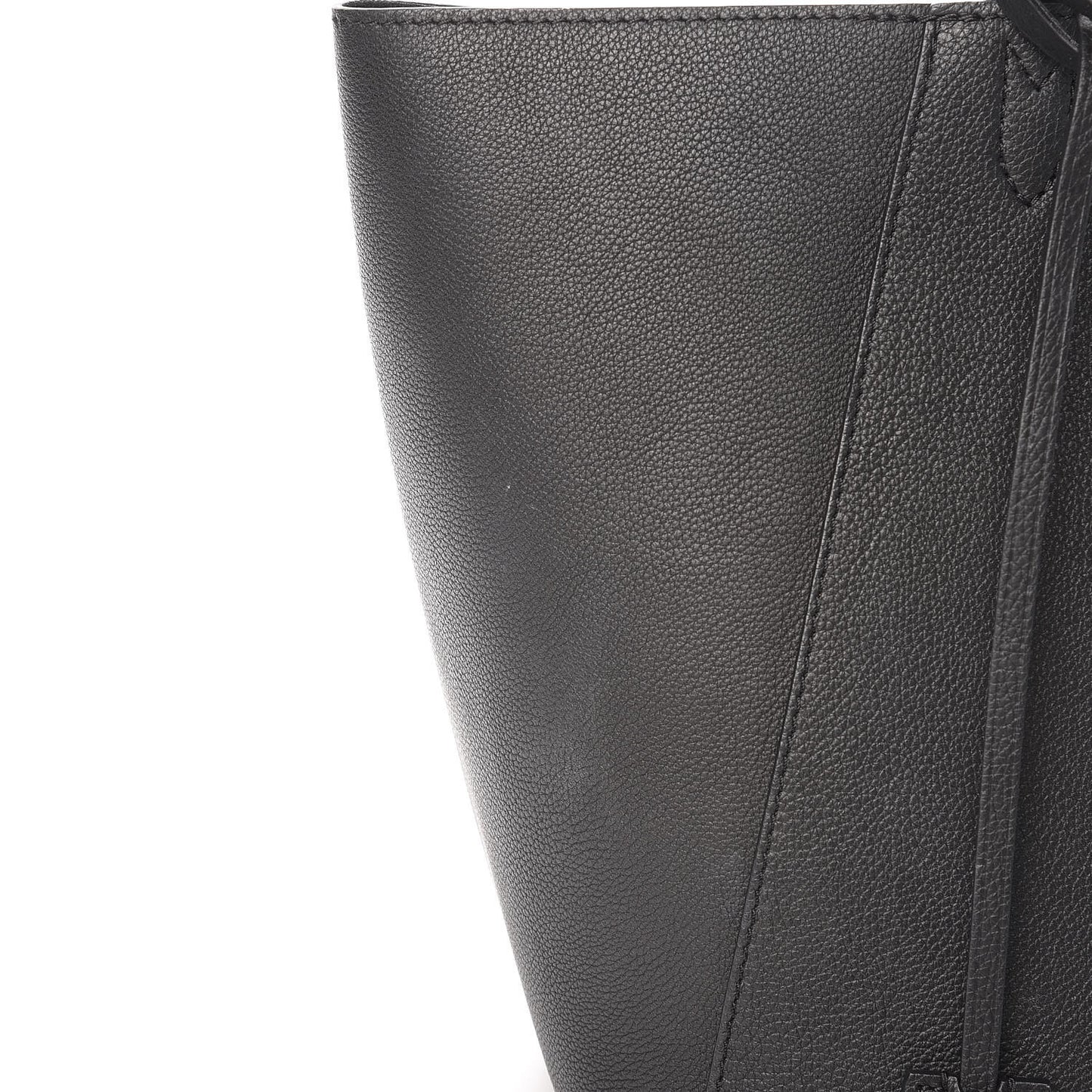 Calfskin Lockme Cabas Black