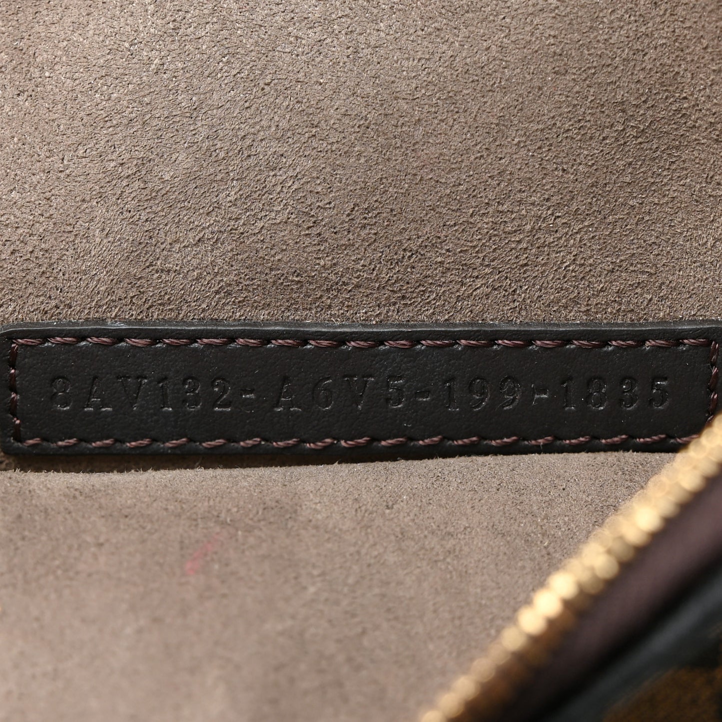 Fabric Jacquard FF 1974 Cell Pocket Strap You Tobacco Moro Black