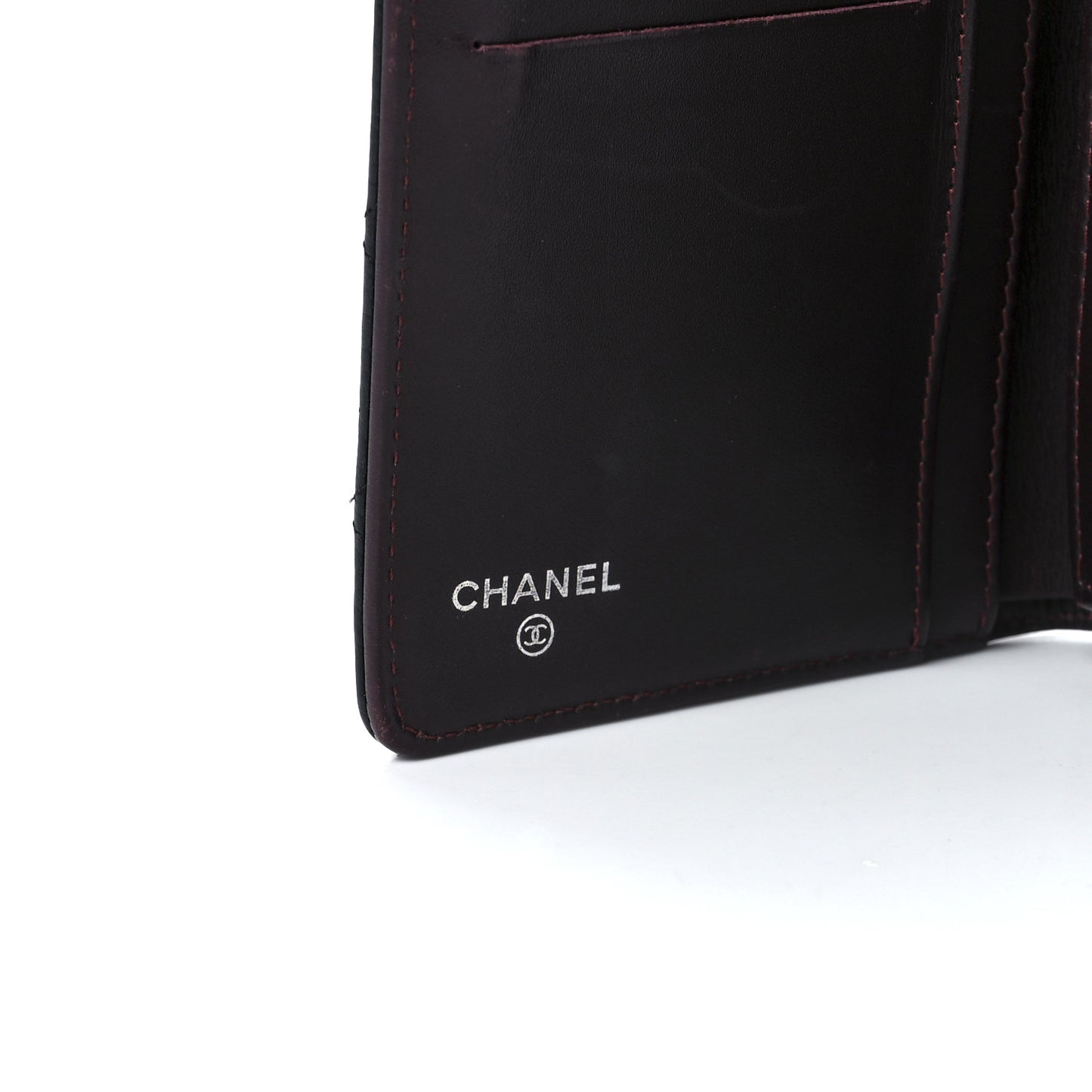 Caviar Quilted Yen Wallet Black