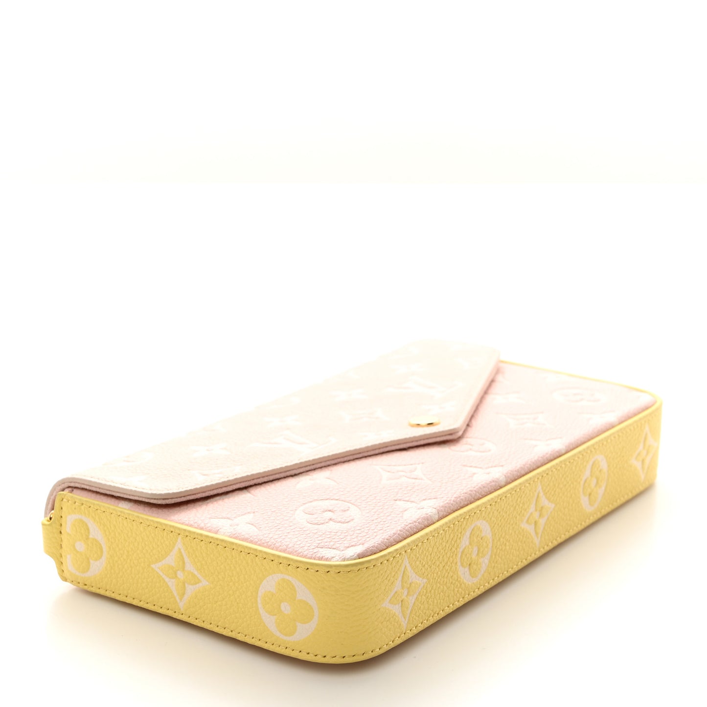Empreinte Spring in the City Felicie Pochette Chain Wallet Pink Beige Yellow