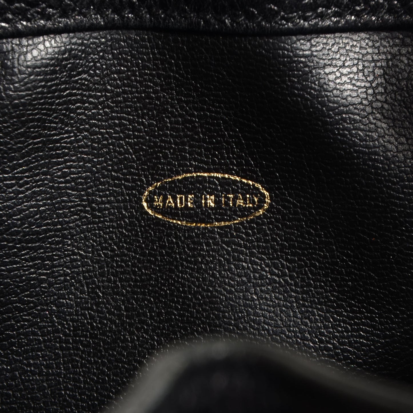Caviar CC Drawstring Shoulder Bag Black