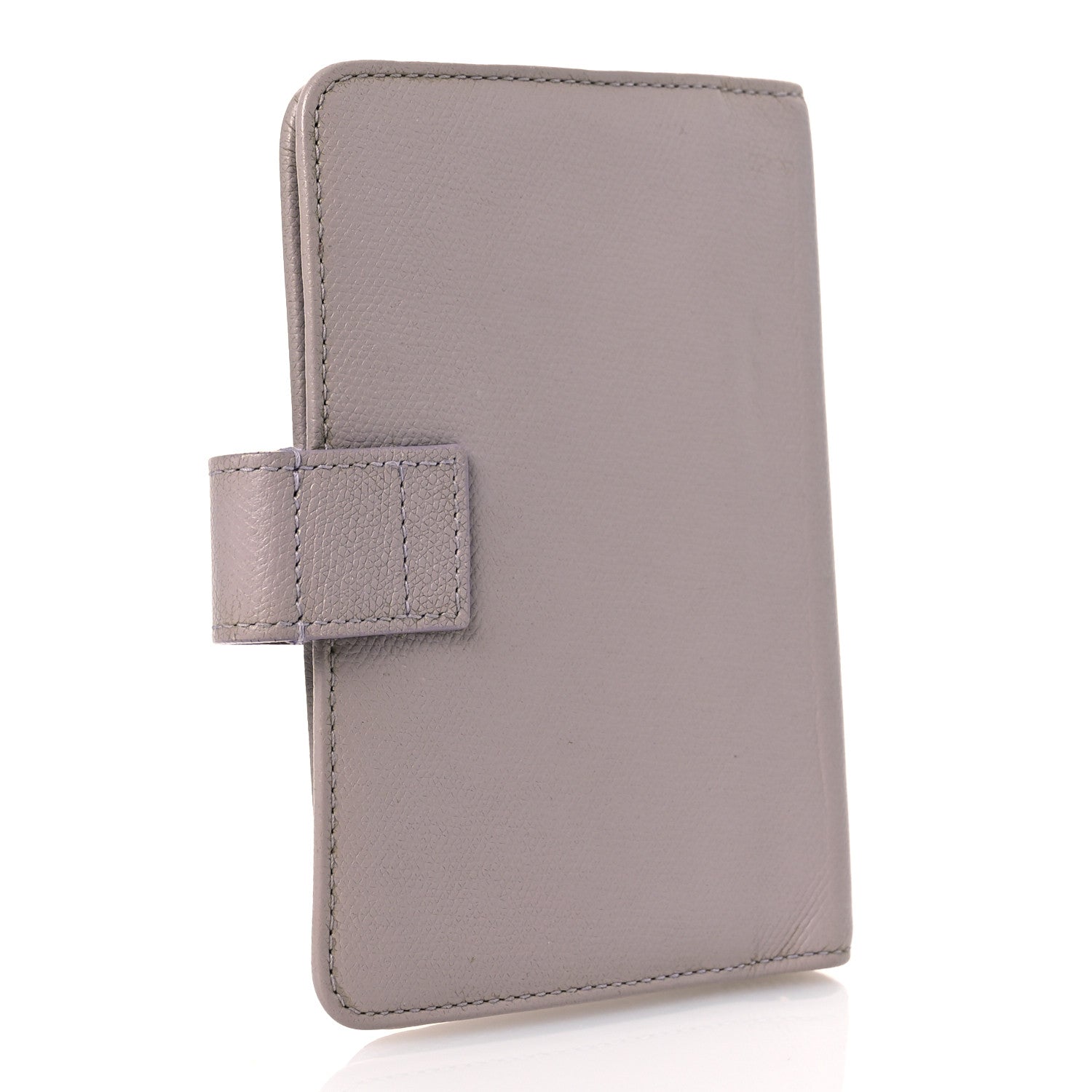 Chanel Grained Calfskin CC Button Pocket Agenda Cover Beige 3 of 13